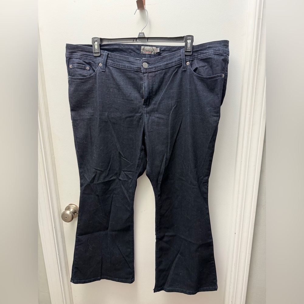 Torrid Navy Flare Jeans